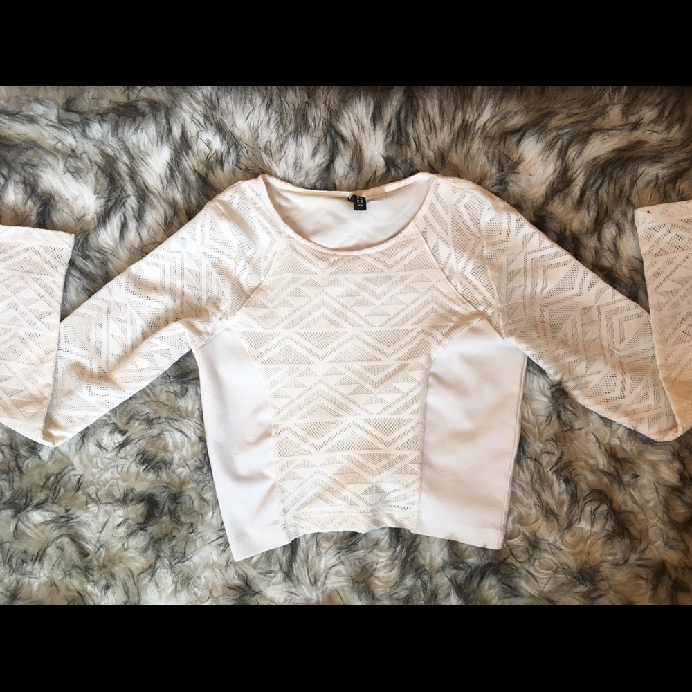 White crop top